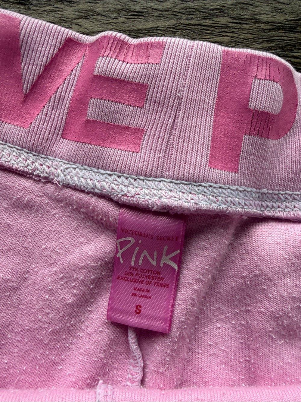 Pink Light Pink Lounge Sweatpants - Picture 3 of 3